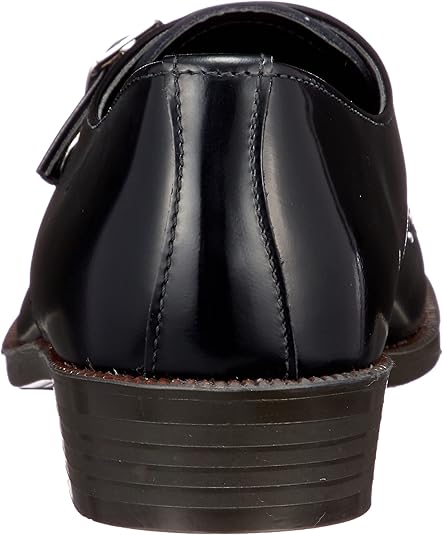 はるたーん Haruta Women's Monk Strap Shoes, 237 Genuine Leather, 2E, Braun, 8