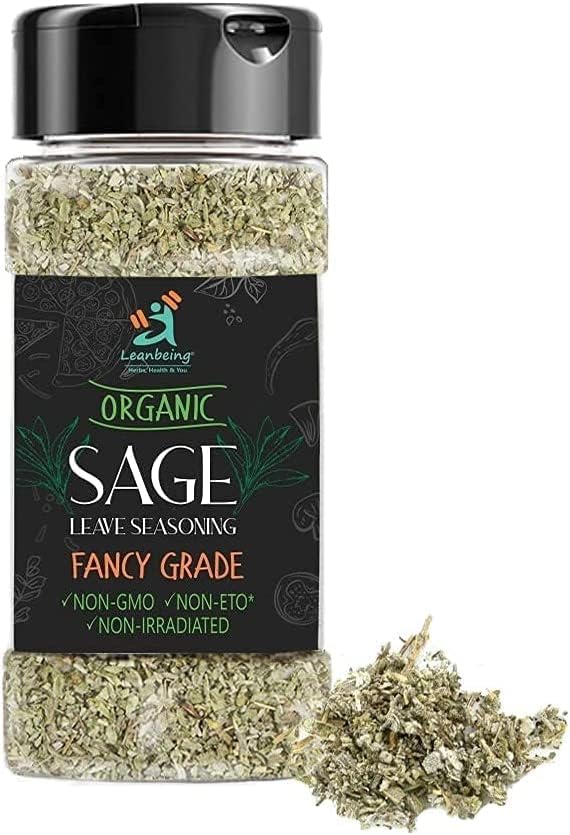 VEDA Sage Seasoning 100g (Pack of 2) | Crushed sage Leaves | Improves Blood Sugar Level | Promotes Healthy Skin | Sage Tea Leaves