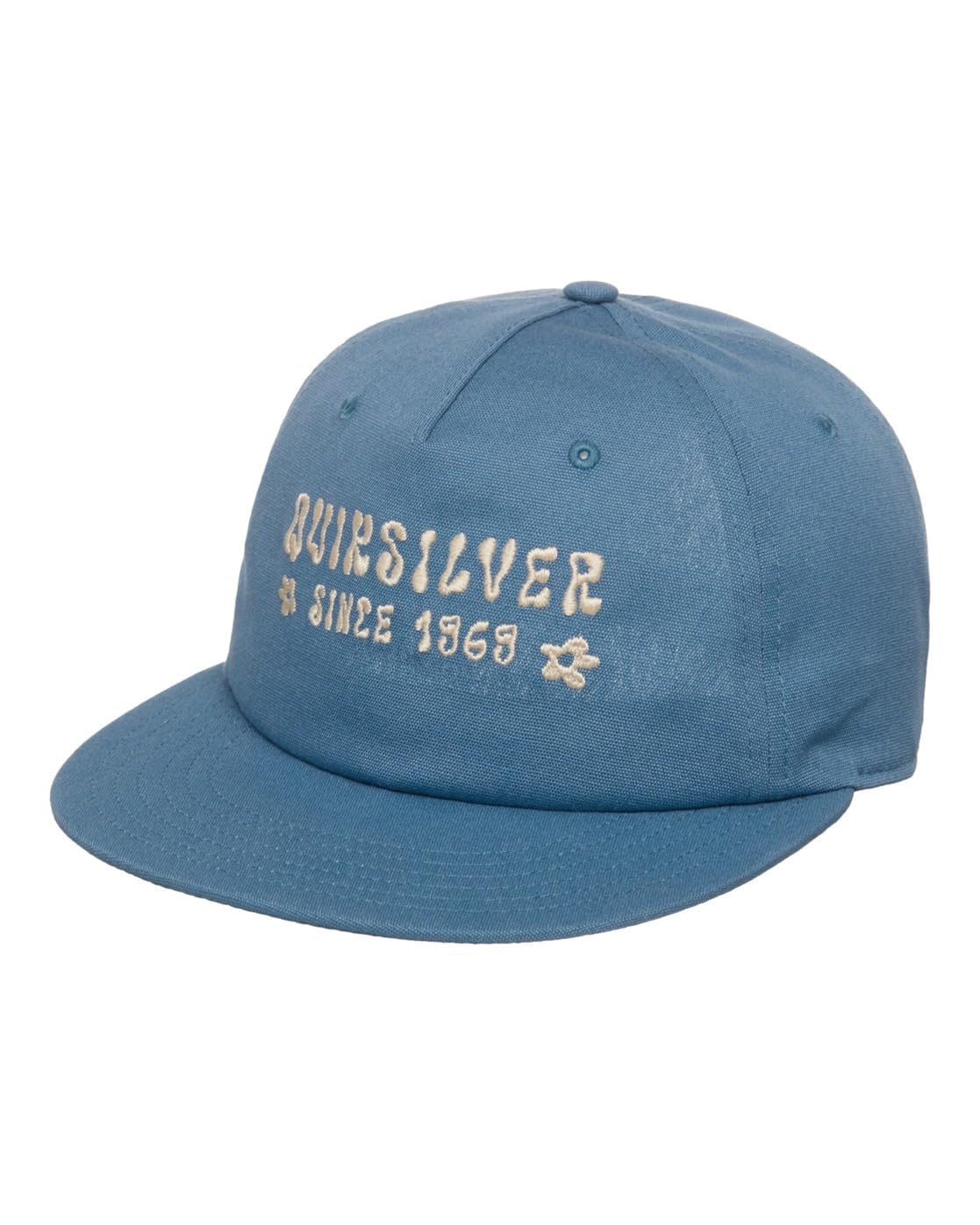 Quiksilver Snapback Cap Drifter Canvas Mens Blue