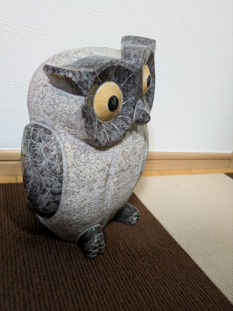 Amazon.co.jp: フクロウの石像 置物 : ホーム＆キッチン