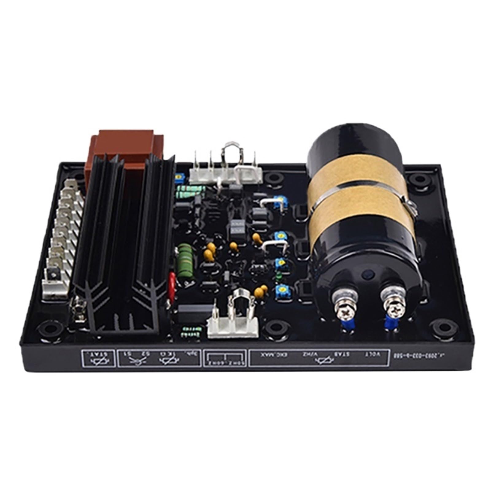 NVSFZGIYG 1pcs R448 AVR Automatic Voltage Regulator Control Module Stabilizer Capacitor Three Phase Adjustable Generator Parts