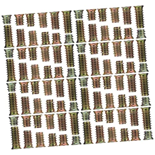 Cabilock 234pcs Threaded Insert Nuts with Spanners for Furniture Assembly and DIY Projects Lock Nut Smooth Surface No Slip Design Compatibility