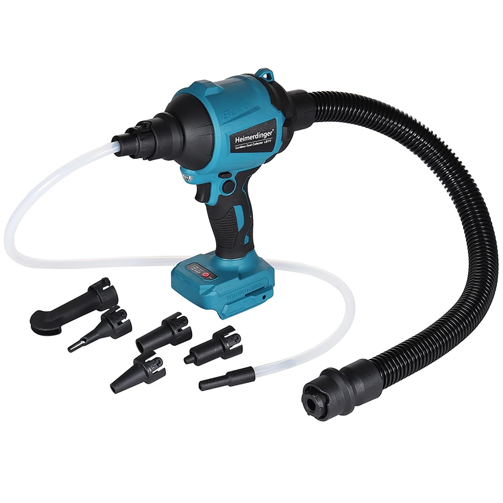 Cordless Dust Blower for Makita 18V Battery,3 Speeds 51000RPM Brushless Motor High Speed Blower/Inflator for Keyboard,Car,Camping and Wood Workshop