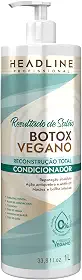 Condicionador Botox Vegano - Reconstrói, Fortalece e Realinha - HEADLINE Resultado de Salão - 1L