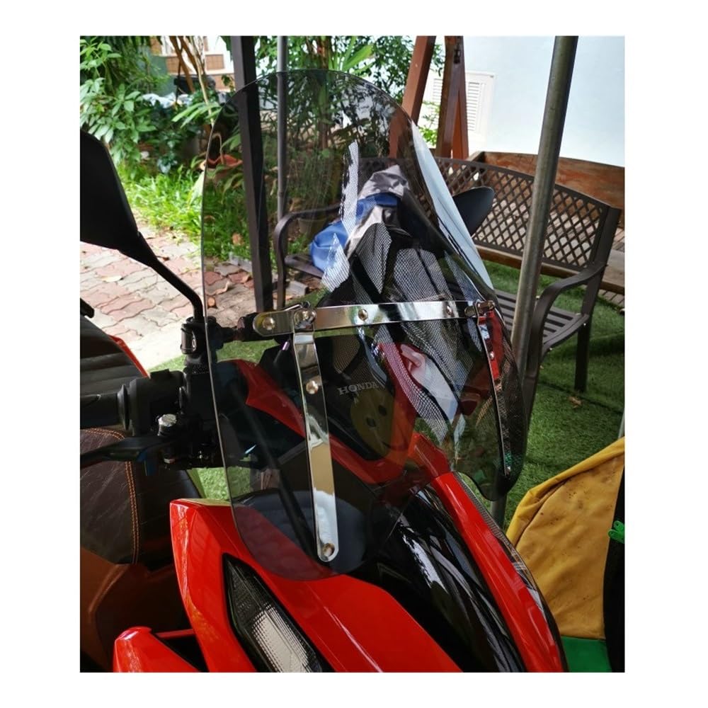 Motocykl Spoiler Deflektor Przednia szyba Dla VT1300 VT1800 VT 1300 1800 SC C1 CX CXA 7/8" Lub 1" uchwyty kierownicy ekran przednia