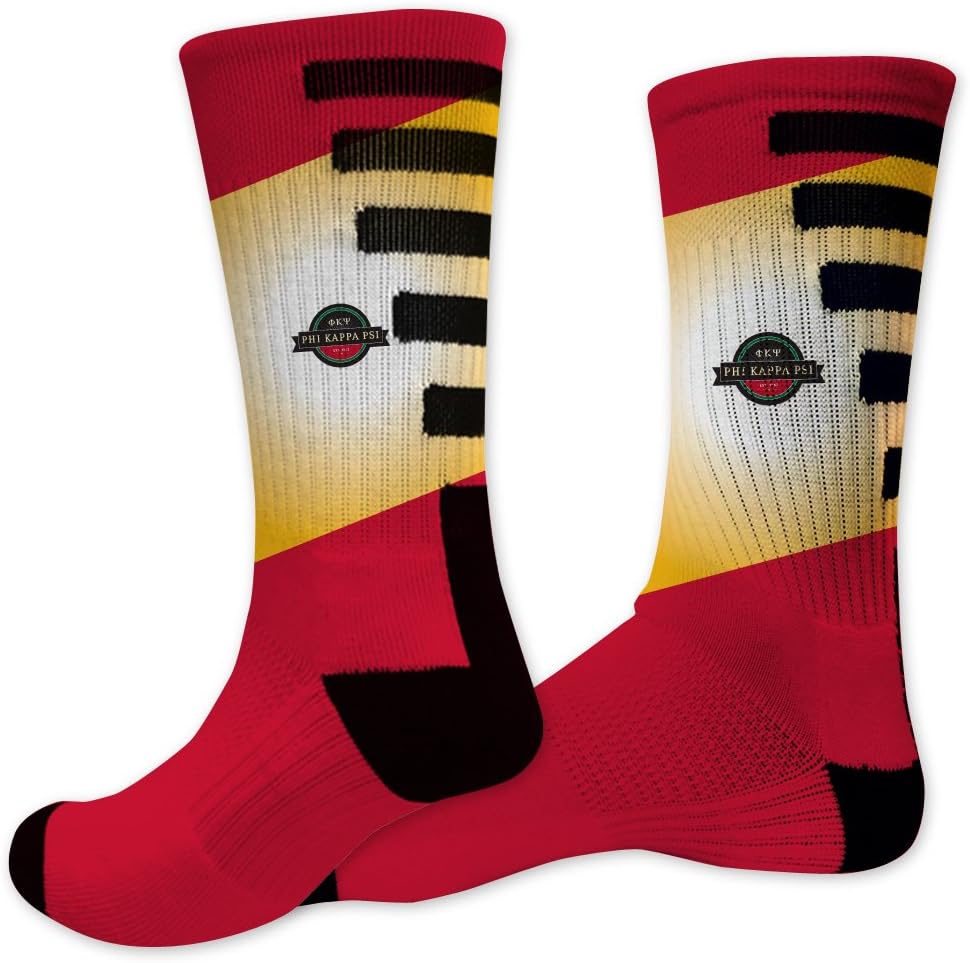VictoryStore Phi Kappa Psi Performance Crew Sock w/Crest