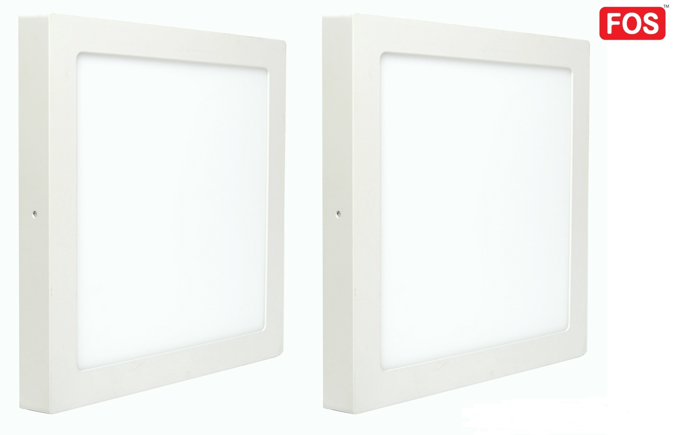 Future Energy FOS 24W Surface Mount LED Panel Ceiling Light, Neutral White, Square