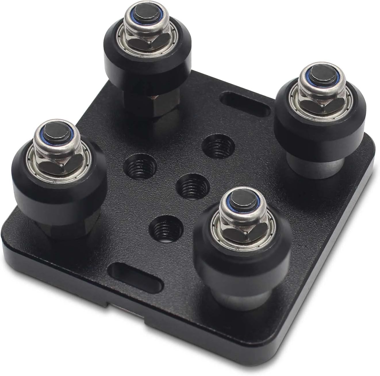 Small Assembled V Slot Gantry Plate,POM Wheels Set with Plate for 2020 Aluminum Extrusion