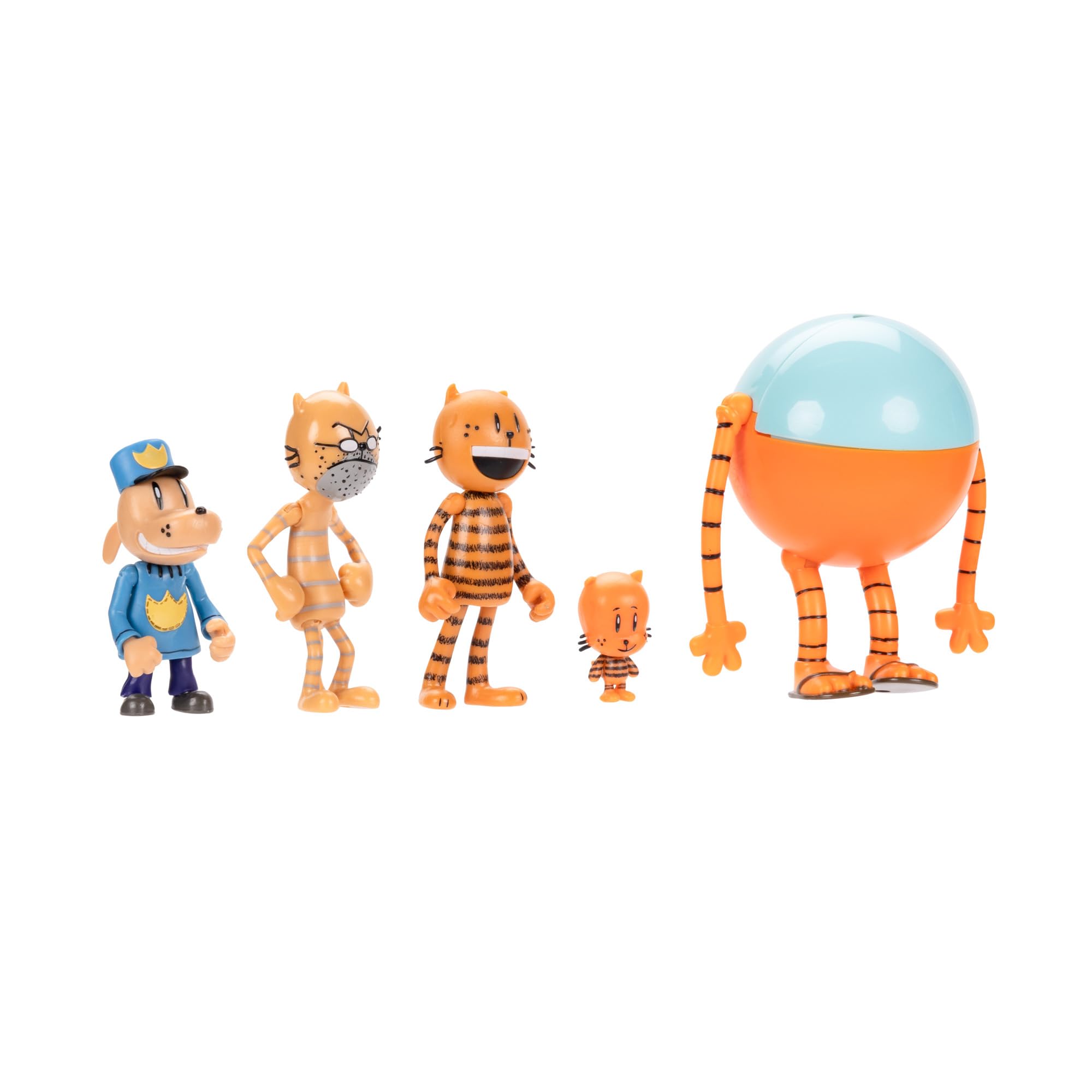 Dog Man Figurki 6,3 cm (2,5") 5-pak wielopak od Jakks Pacific's Wave #2