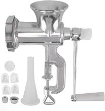 Máquina de enchimento de salsicha, moedor de carne manual de liga para picar, moer carne, moedores de carne, ferramentas de aves (tamanho 22)