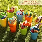 56 Pack Mini Plush Animals Toys Bulk, Small Stuffed Ocean Animal Toy Set, Keychain Decoration for Claw Machine, Birthday Party Favor, Goodie Bag Fillers, Christmas, Classroom Prize Box, School Reward
