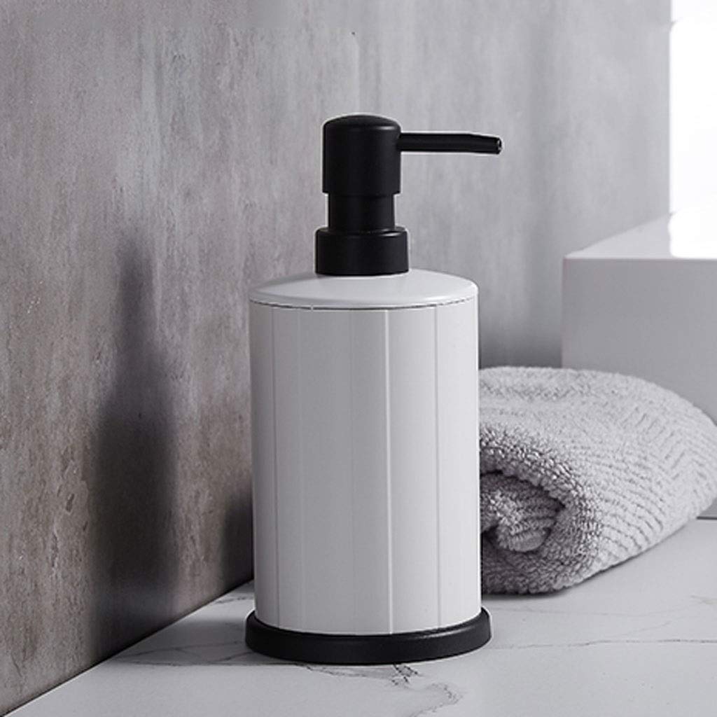 Seifenspender aus Kunststoff, manuelle Verteilerpumpe Desktop-Seifenpumpe für Küche und Bad (250 ml, 8,4 oz/500 ml, 16,9 oz) Seifenspender