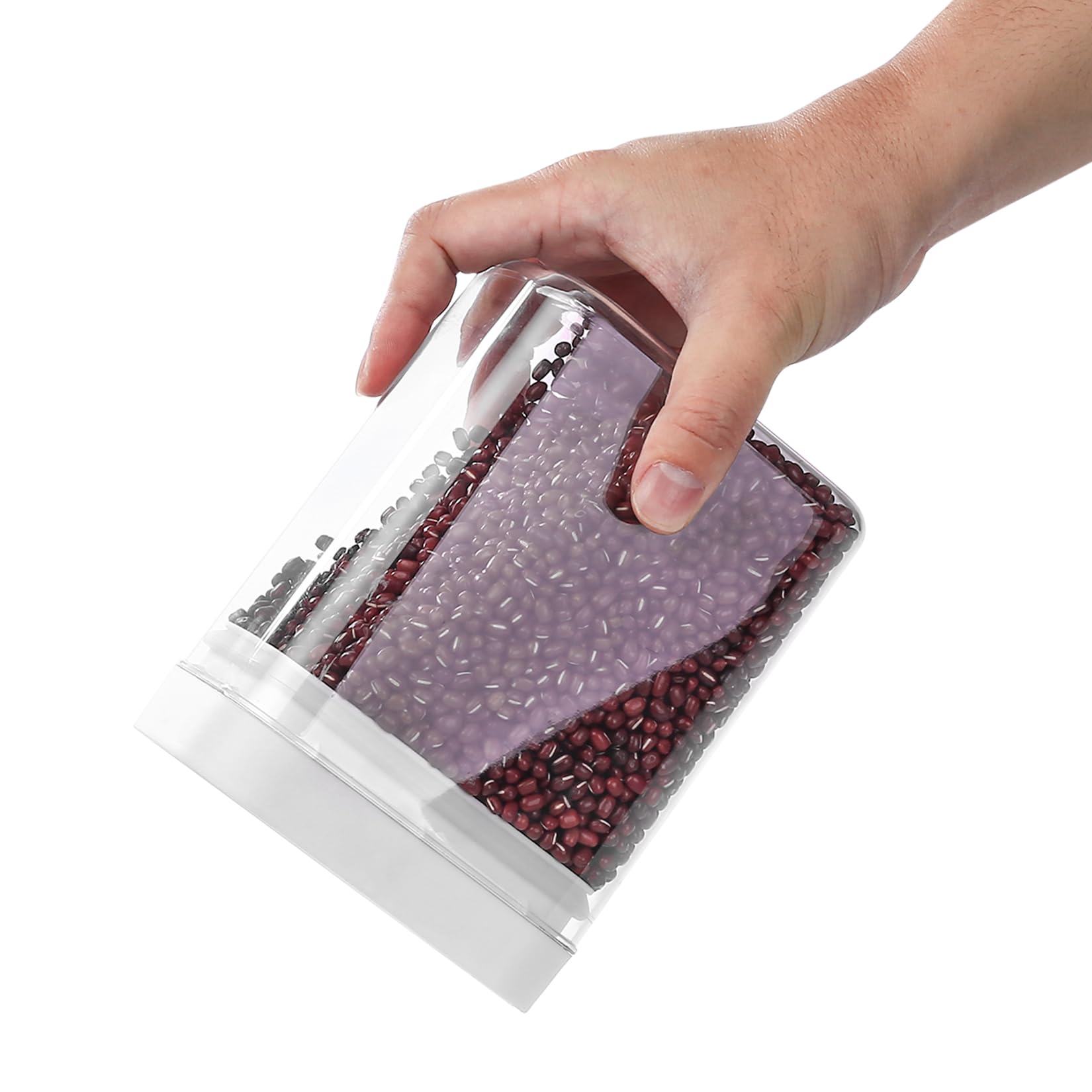 Contenitori Alimentari Ermetici 800ml - Barattoli Plastica Per Pasta, Cereali E Farina Con Coperchio Sicuro - Foto 11