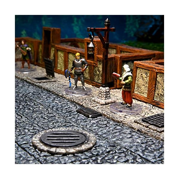 Wiz Kids LLC, Warlock Tiles: Town & Village-Town Square, Accessory, Ages 14+ – Bild 7
