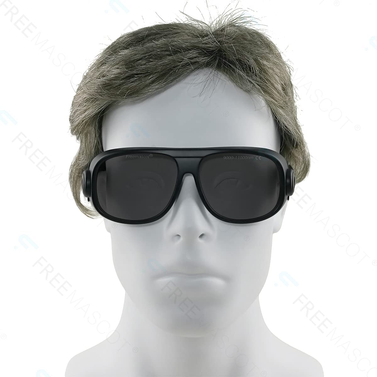 FREEMASCOT Professionelle OD 4+ 10600nm Laser Schutzbrille für CO2 Laserschneidmaschine