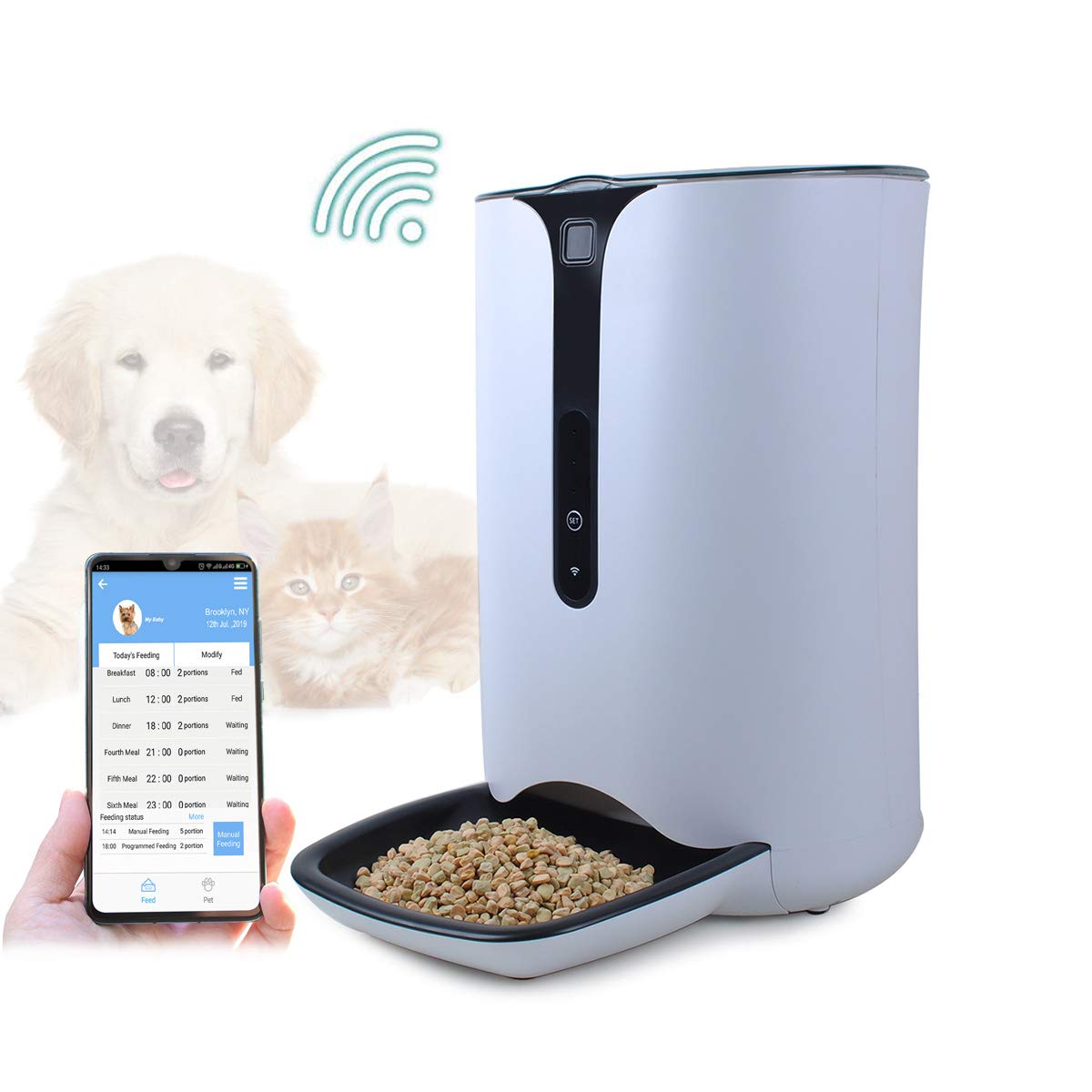 wifi dog food dispenser