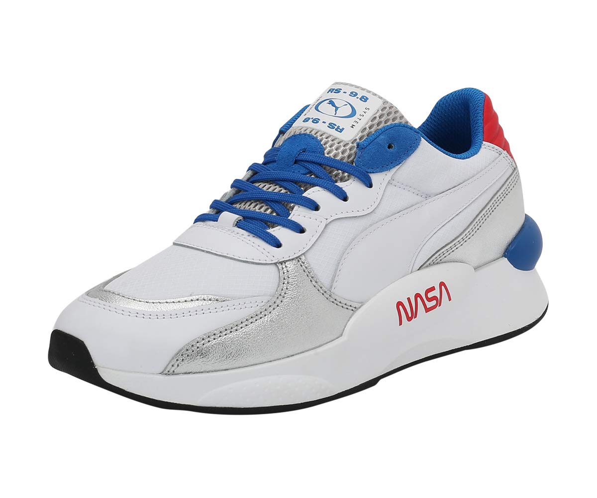 PUMA RS 9.8 Space Agency NASA Sneaker Uomo 372509 01 White Silver (43 EU) :  Amazon.it: Moda