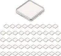 Pacote com 50 cápsulas ajustáveis para moedas 17/20/25/27/30 mm, estojo de plástico com suporte de moedas com juntas para armazenamento e proteção de coleção comemorativa de moedas