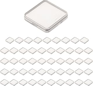 Plastic Coin Capsules for Commemorative & Currency, Adjustable Inner Gasket (17/20/25/27/30mm), 50-Piece Set with Storage Box — Coin Holder Case & Protector Capsule
