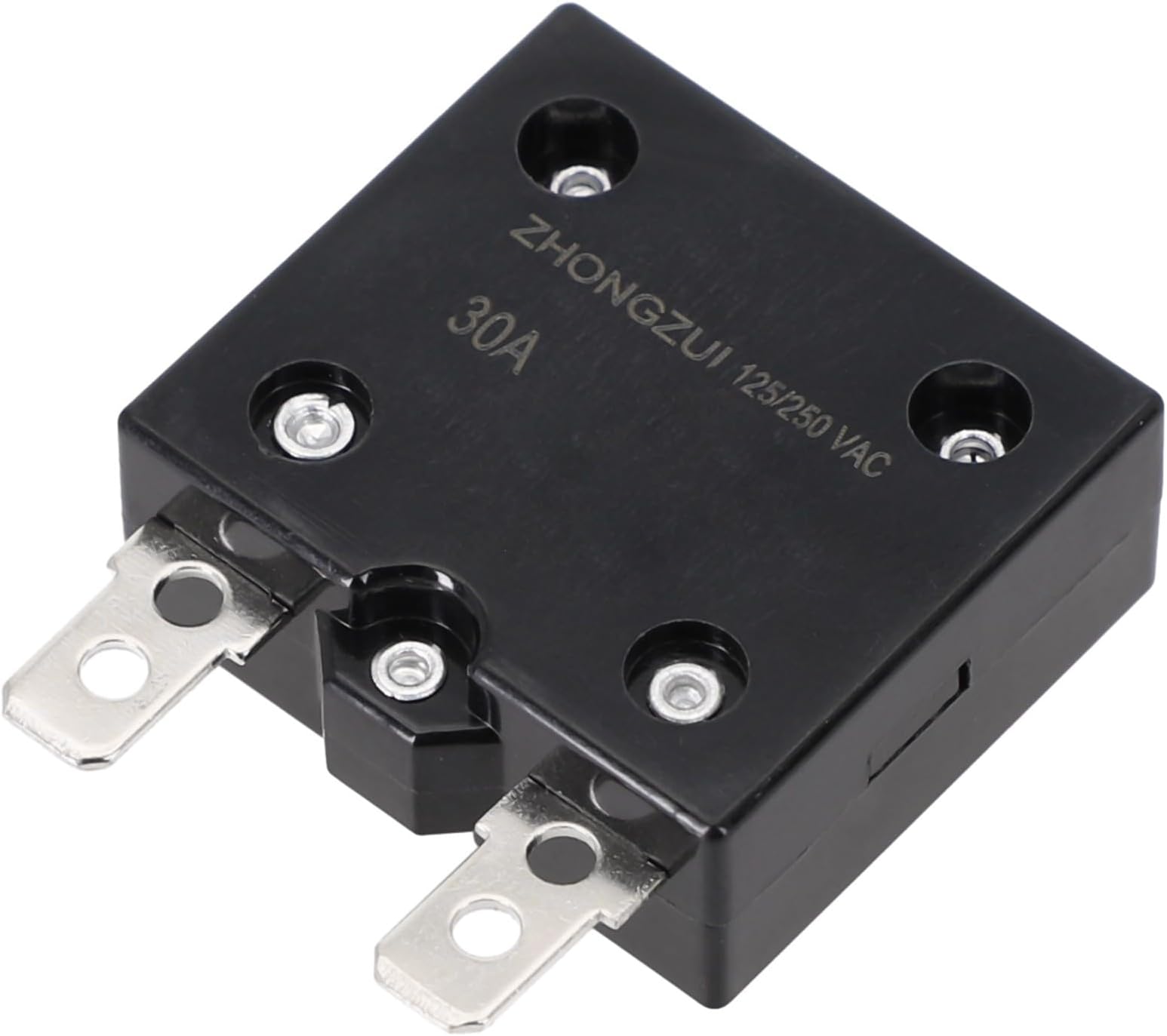 Auto Reset Circuit Breaker Protection Relay Thermal Switch Current Overload Protector for Electric Car Remote Control Toys Stroller Multiple Amperage Options for Vehicle Electrical Devices(30A)