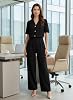EVALESS Blusas Mujer Casual Elegante Verano Manga Corta Botones Trabajo 5
