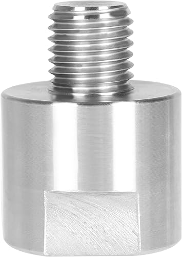 Adaptador de caja de husillo para tornos de madera, convierte 1-1/4 pulgadas x 8TPI a 1 pulgada x 8TPI