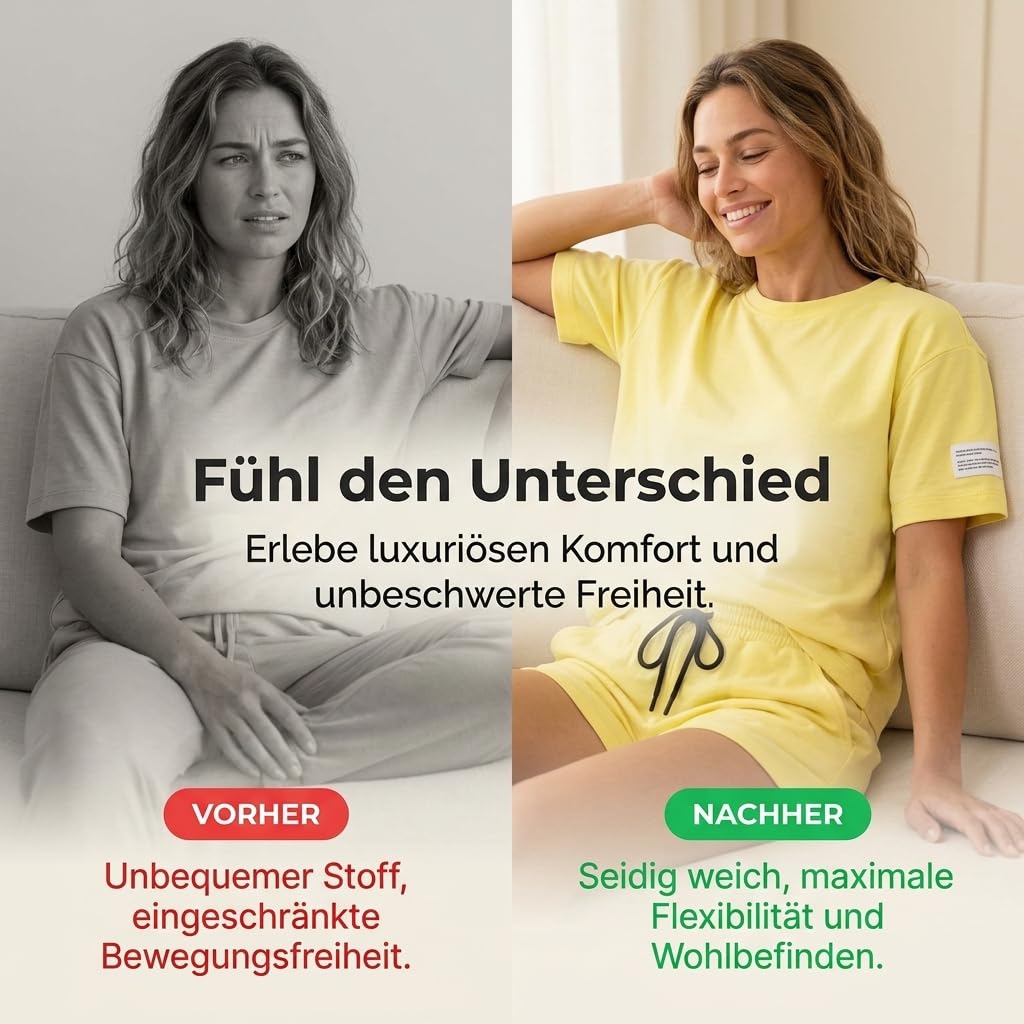 Survêtement 2502 - 2 pièces - Pour femme - Tenue de détente - Confortable - Taille unique (36-40) - Manches courtes et short