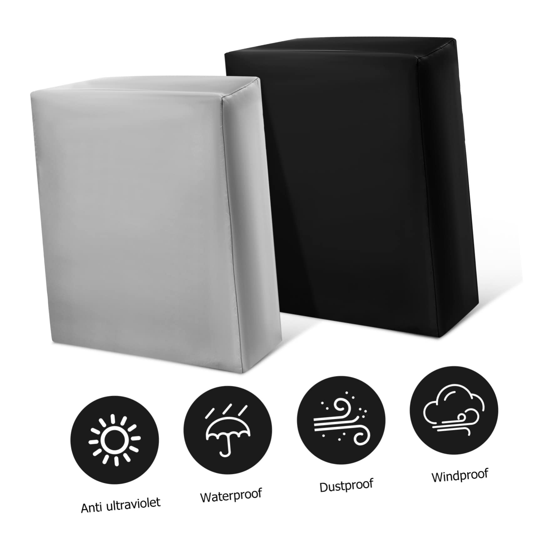 2 Fundas Impermeables Piezas para Plegables Oxford Protectoras Sillas