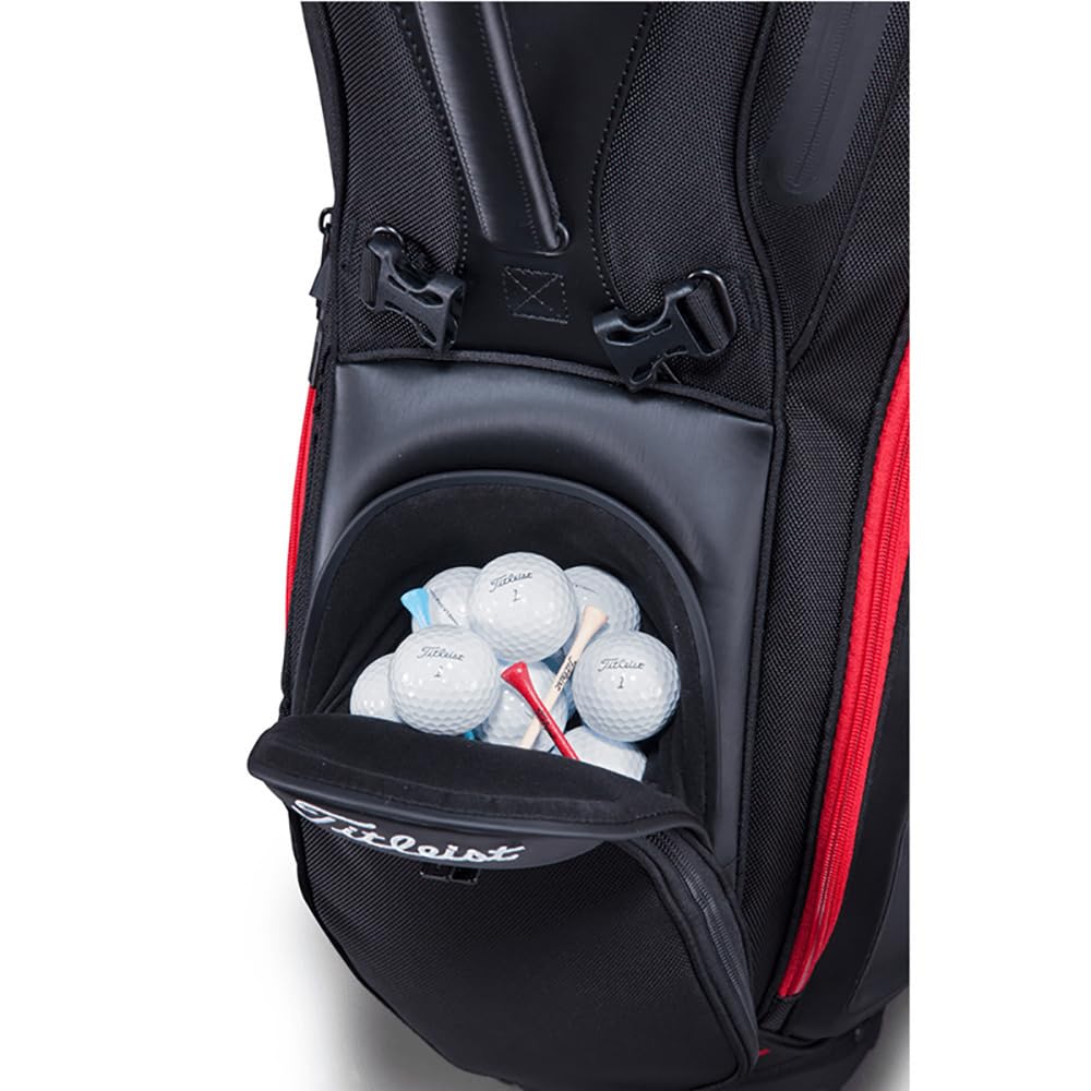 TITLEIST TB20SXSF-BK Jet Black Premium Stand Bag 9 Type (47 Inch 