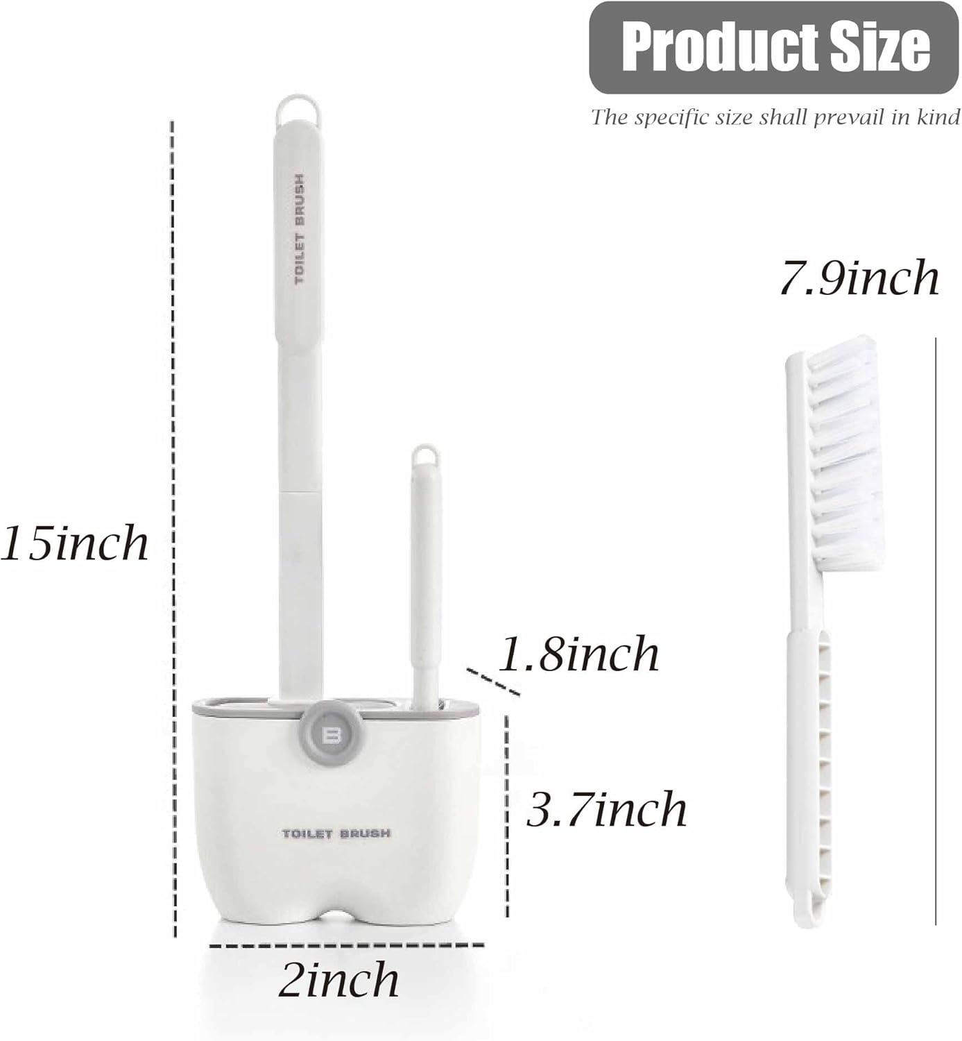 トイレブラシセット Tpr舌型シリコンブラシヘッド 排水ベース付き 取り外し可能な壁マウントフロアタイプ バスルームやトイレの深い掃除用 グレー トイレブラシ Heleenvandeven Nl