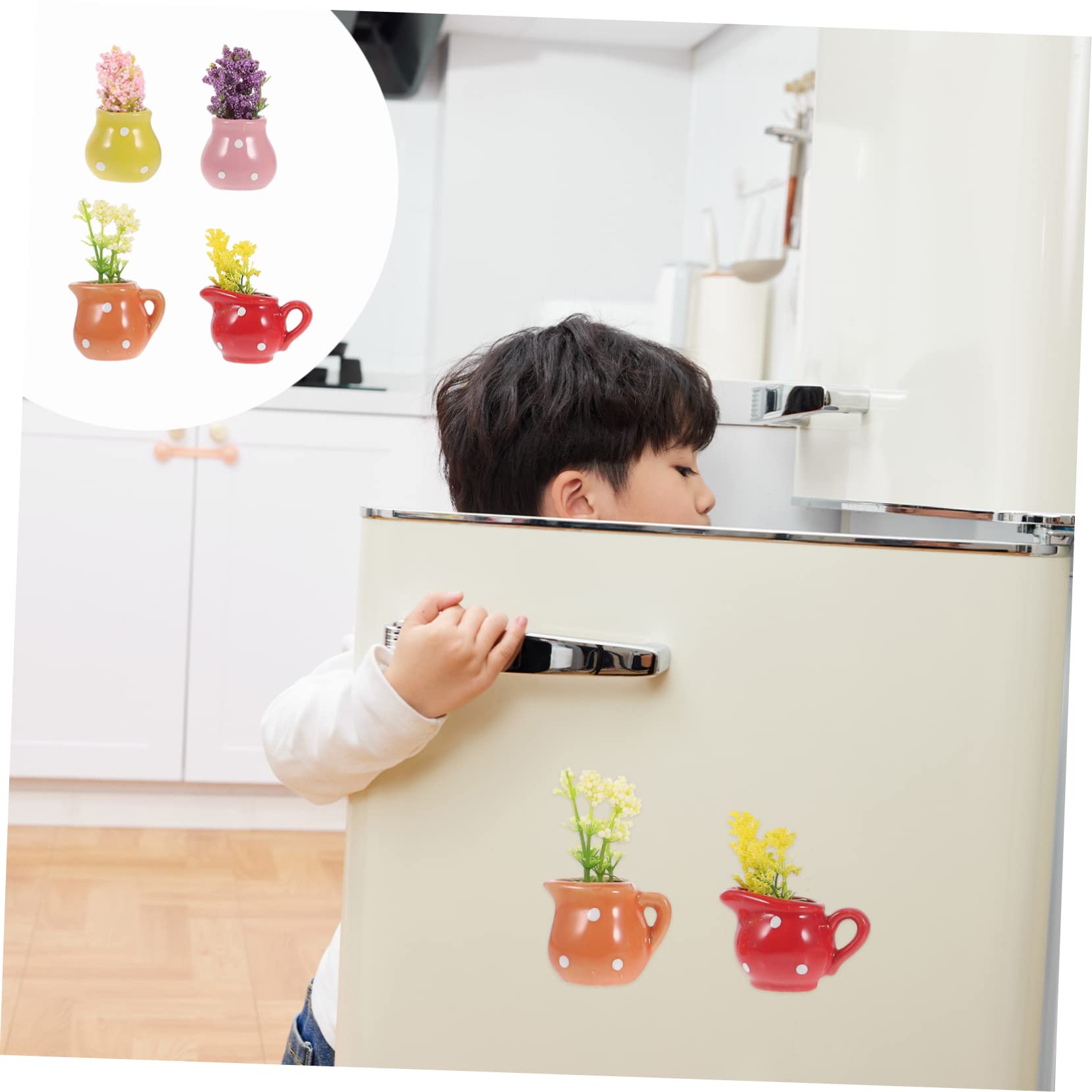 TOPBATHY 12 Pz Magnete Da in Vaso Delicati Magneti Da Lavagna Bianca Per Magnetica Magnete Per Magneti Da Ufficio 3d Mini Ceramica Accessori