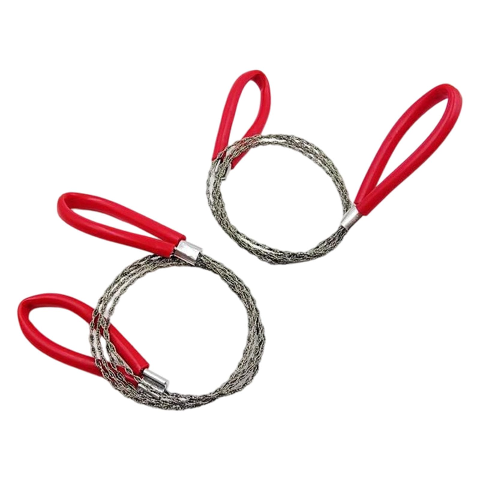 XuQiZZpp 2Pcs Steel Wire Handsaw for Woodworking Cutting Ergonomic Portable Gardening Construction Applications