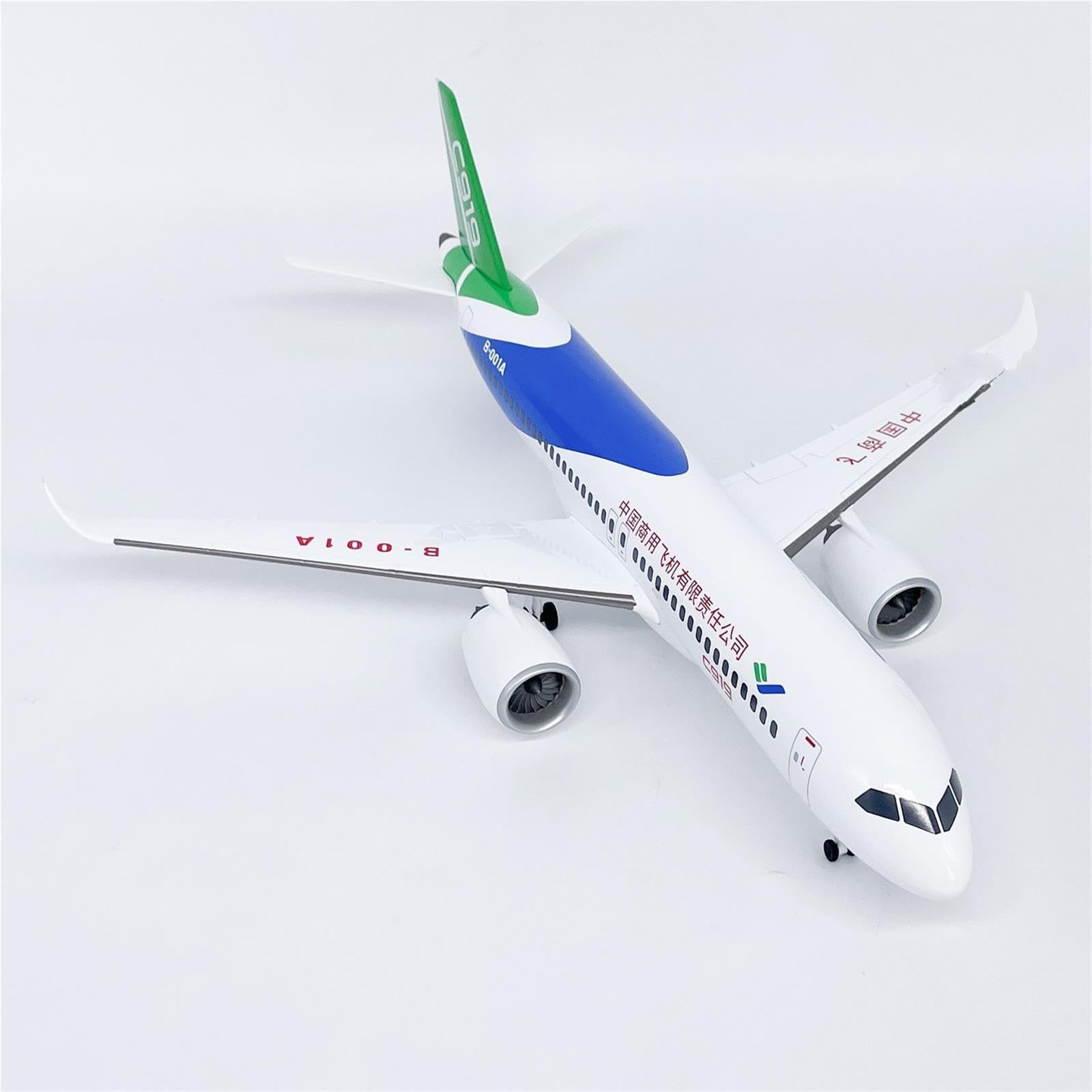 1:100 Regalos de aleación de avión Comercial C919 Bombarderos