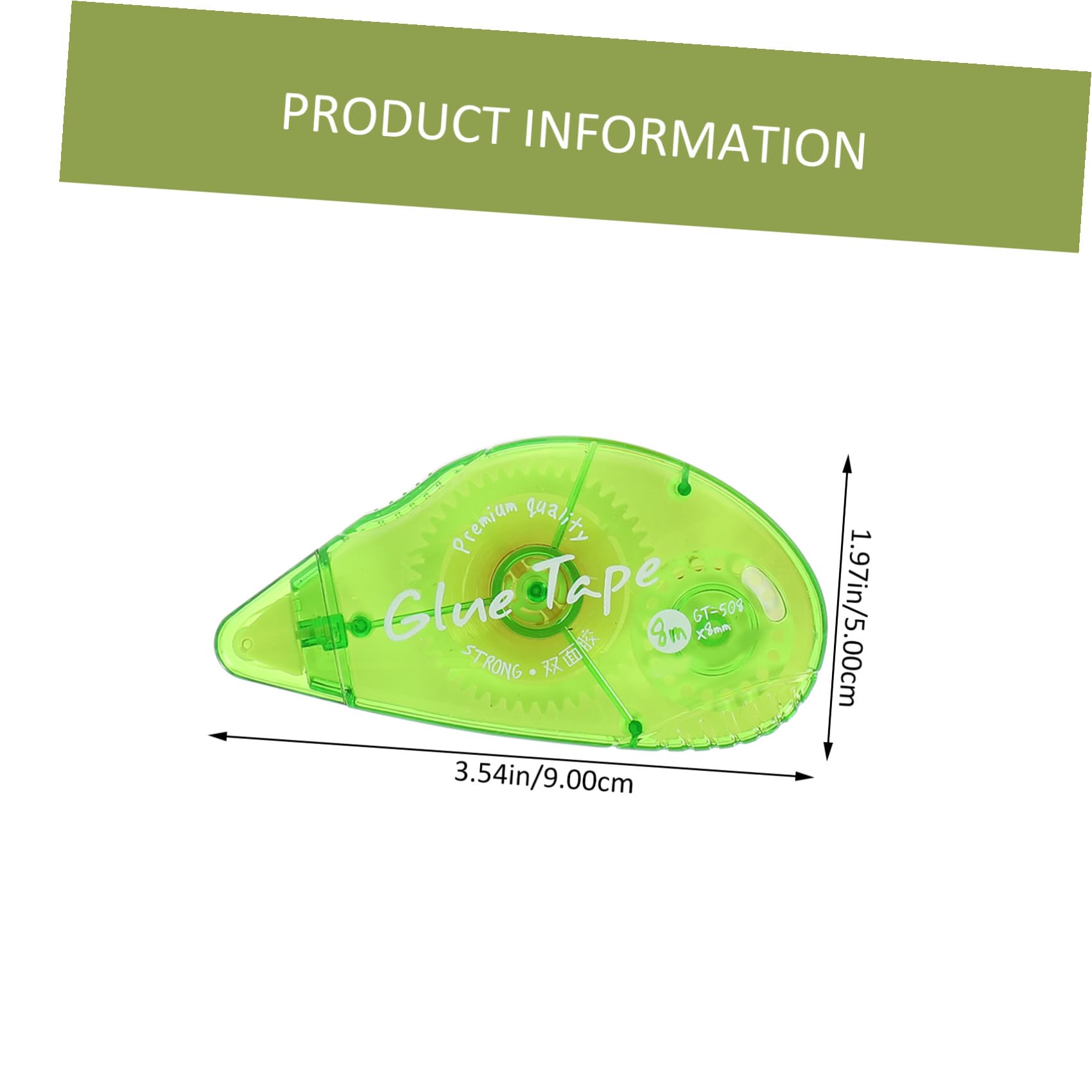 DOITOOL 3 Sätze Doppelseitiges Klebeband Transparentes Allzweck Klebeband Für Schule Büro Und Ergonomisches Design Selbstklebend Zuschneidbar Basteln Und Verpacken 3 Stück * 3