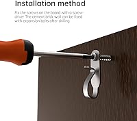 Vista 3 de GEZIDEA Ganchos para colgar luces de Navidad, cables y luces de hadas, acero inoxidable, paquete de 20