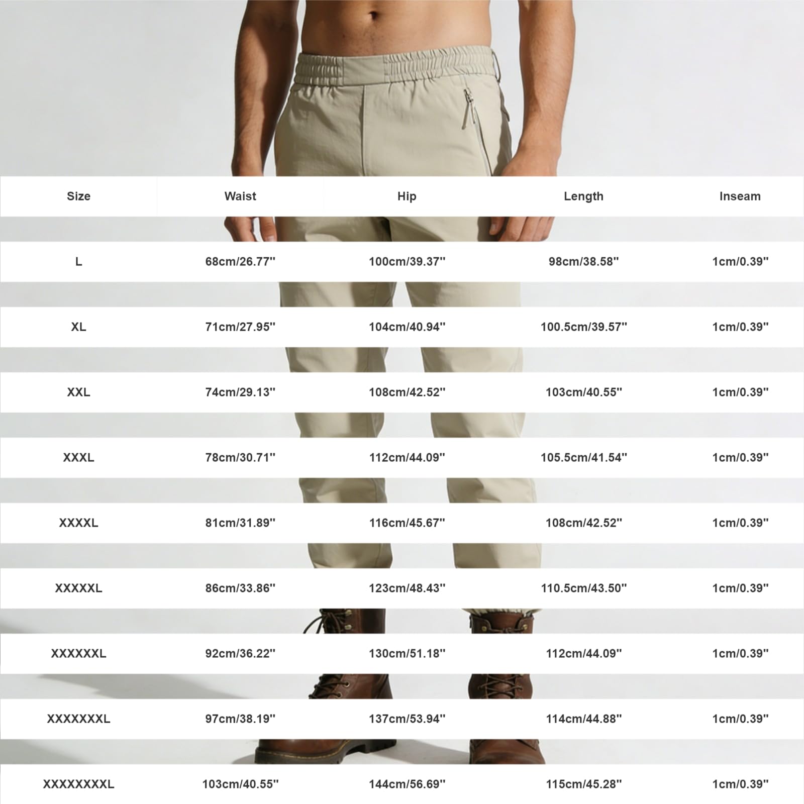 YRxUIAI Pantalon cargo pour homme, coupe ajustée, pantalon de travail, tactique, de randonnée, décontracté, respirant, multi-poches