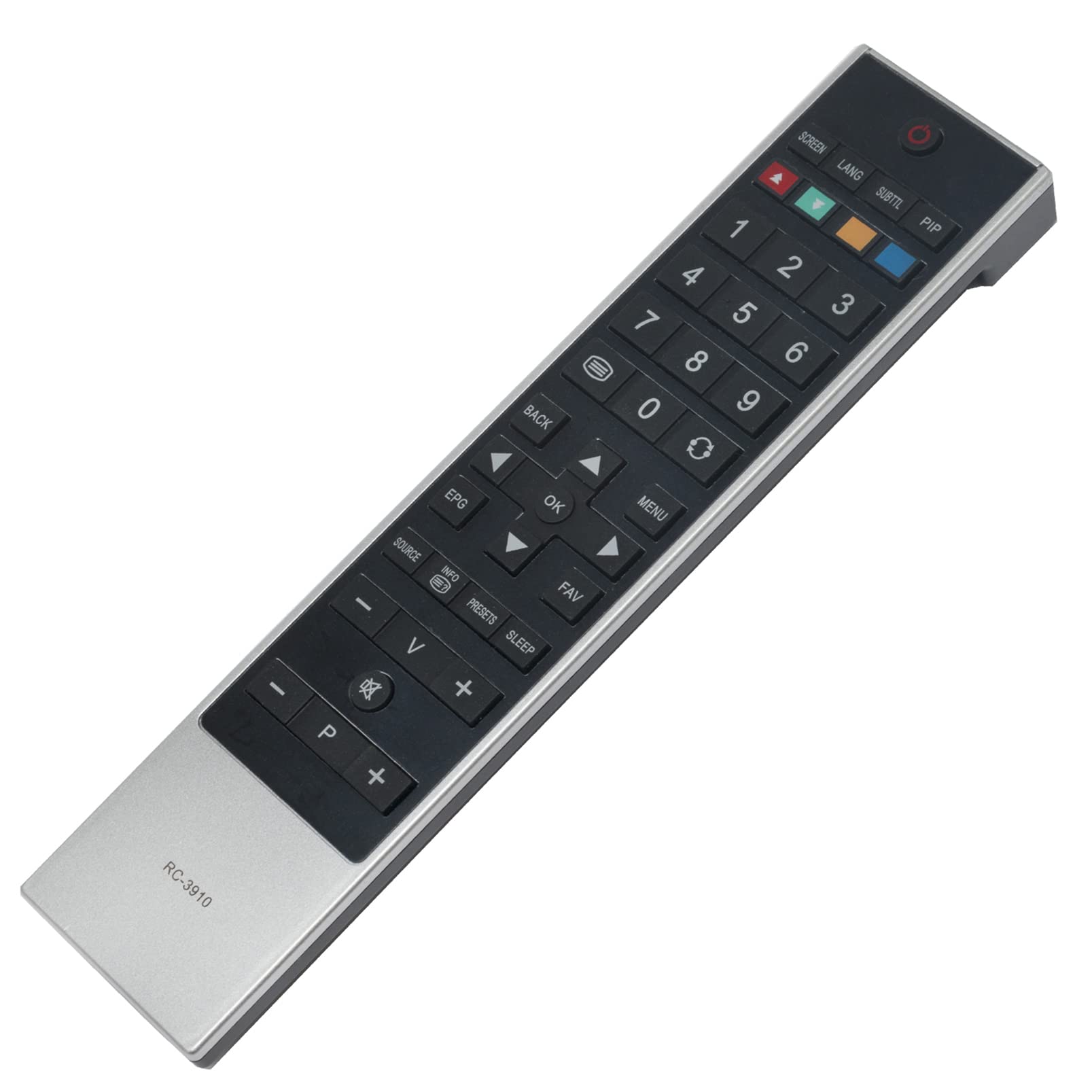 ALLIMITY RC-3910 Replace Remote Control fit for Toshiba 32BV701B 32BV702B 32KV500B 37BV700B 19BV501B 22BL502B 22BL712B 32BL502B 32BL505B 32BV501B 32BV512B 40BV700B 40BV701B 40BV702B - Image 2