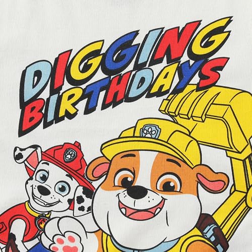 Paw Patrol Nickelodeon Birthday Boys Short Sleeve T-Shirt for Toddler and Big Kids3