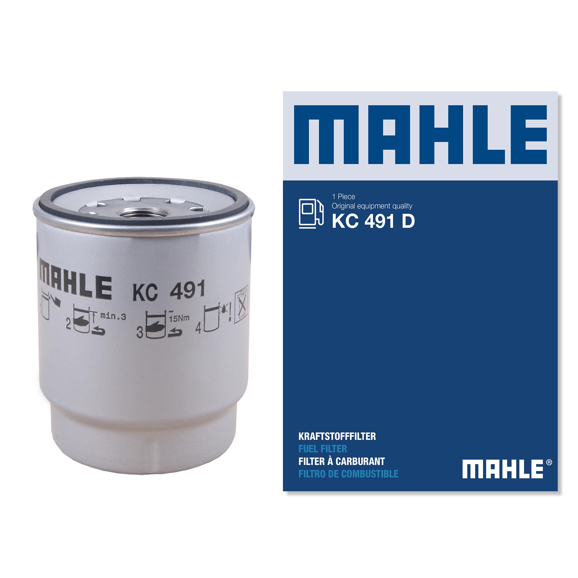 Fuel Filter KC491D Mahle 21017305 7420998346 20879806 208798060 21380475 Quality