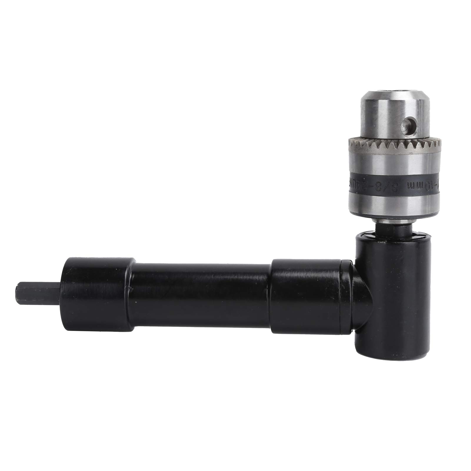 90 Degree Right Angle Drill Attachment Adapter for Precise Drilling in Tight Spaces, Extension Tool Enhances Electric Drill's Functionality, Includes Variable Clamping Range