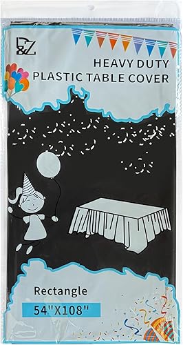 D&Z Mantel de plástico desechable naranja para mesas rectangulares, paquete de 12, manteles de 54 x 108 pulgadas para fiestas, interiores y