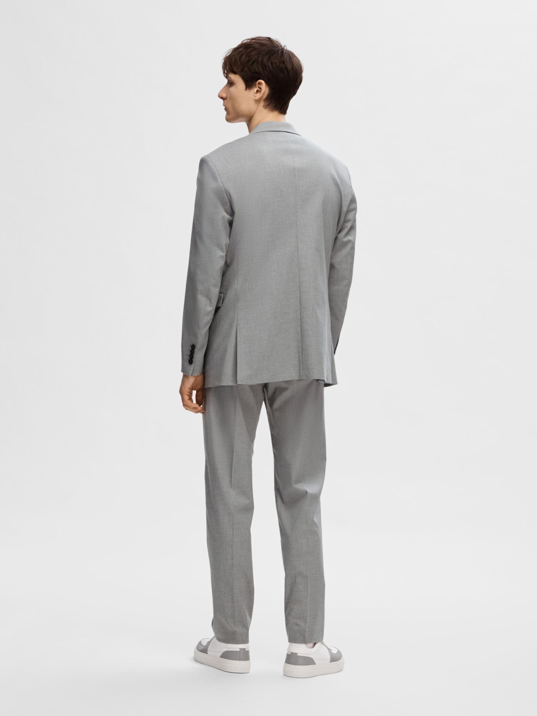 SELECTED HOMME marynarka garniturowa Mężczyźni Shdnewone-mylologan1 Light Grey Blz Noos