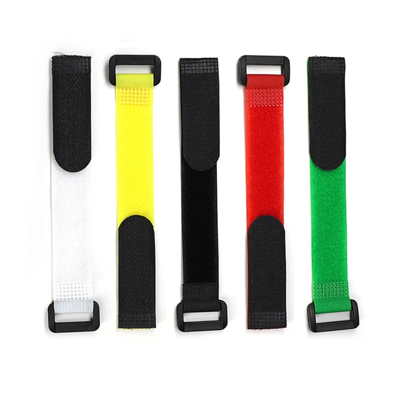 Datenkabelbinder, lösbare Kabelbinder, wiederverwendbar, Nylon, verstellbar, langlebig, Draht-Management-Wickel für Zuhause, Büro, Kabel-Organizer für Kabelorganisation (5 Farben), 100 Stück