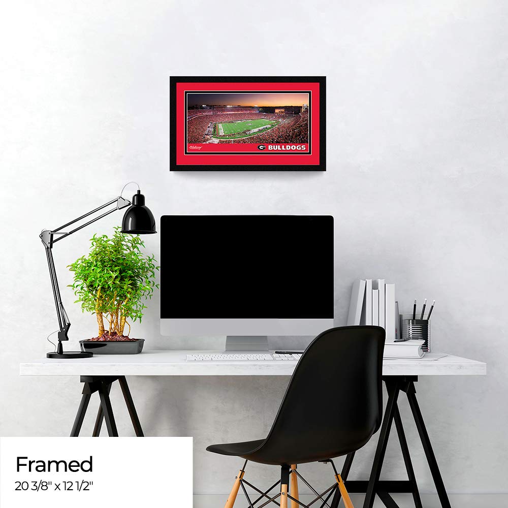 Georgia Football - 20.375 x 12.3/8-inch Framed Picture with Mat