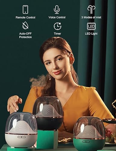 Miniatura 2 de Ankrs Aceite esencial inteligente WiFi de 20.3 fl oz, difusor de aire y humidificador compatible con AlexaGoogle Home, difusor de aroma de montaña