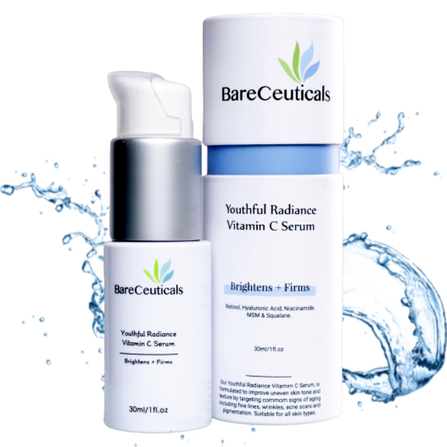 BARECEUTICALS Youthful Radiance Vitamin C Serum with