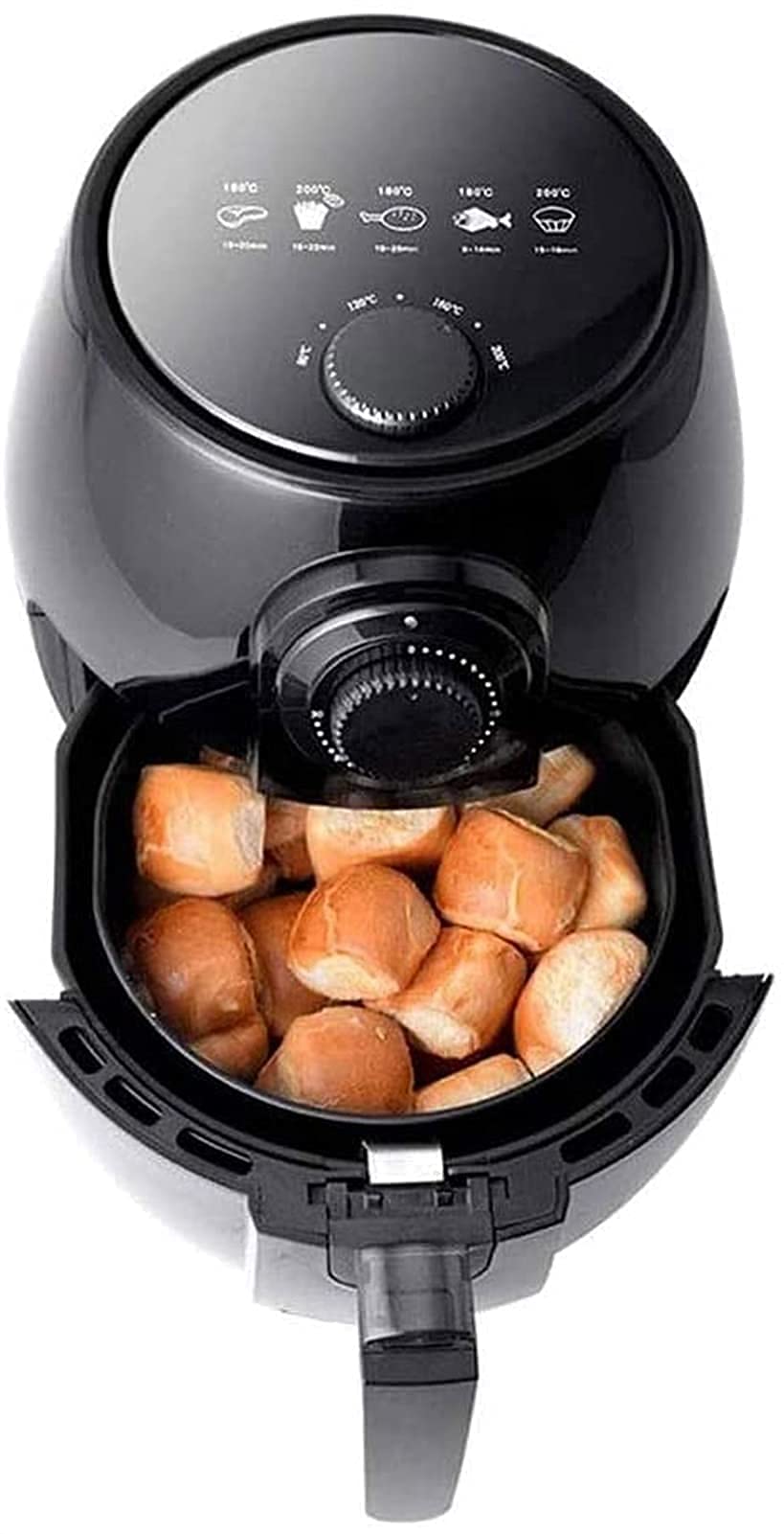 Frytkownica powietrzna do użytku domowego frytkownica beztłuszczowa piekarnik 2,6 l i podwójna regulacja temperatury Frytkownica powietrzna Tort Form 2,6 l Wielofunkcyjna beztłuszczowa frytkownica