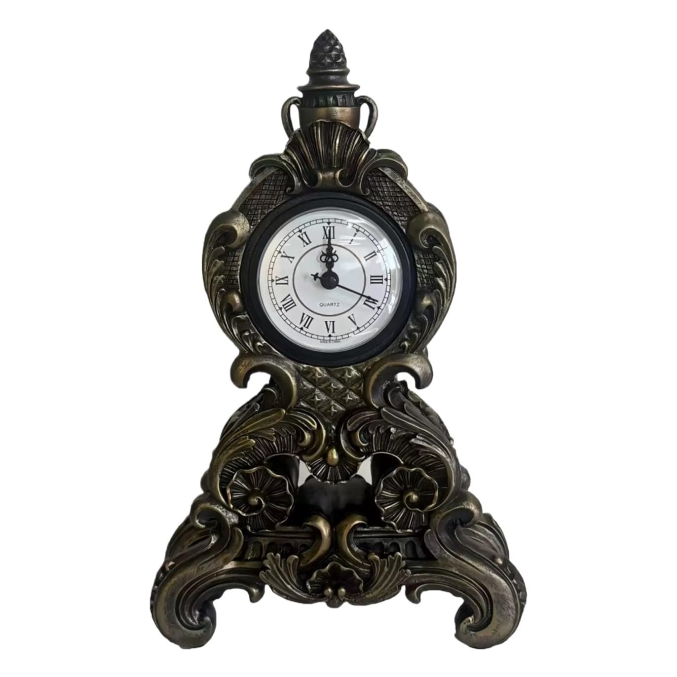 GFJHdfhE Mantel Clock | Classic Design Vintage Desk Clock Classical Table For Living Room Home Study Decor Traditional Style