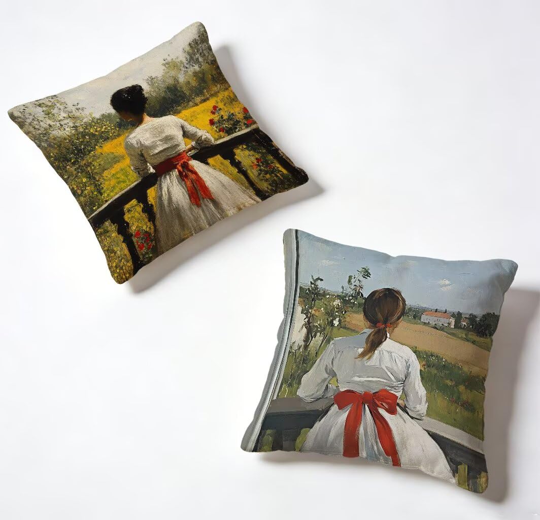 Taie d'oreiller 60x60 cm imperméable avec fermeture éclair de décoration jardin