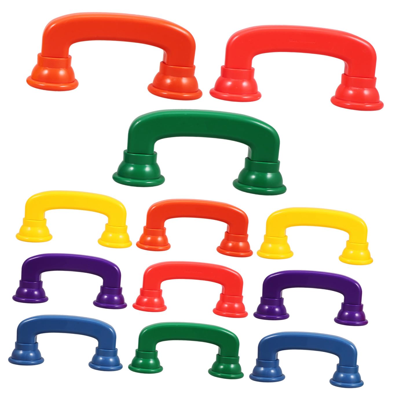 Giocattolo Ricevitore Telefonico 12 Pezzi in Abs per Ragazzo Ragazza | Set Colorato, Bordi Lisci e Struttura Robusta, Gioco Creativo per Ascolto e Manualità
